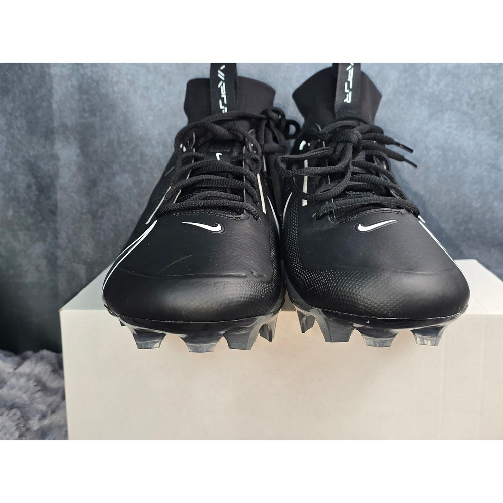 NEW‎ Nike Vapor Edge Pro 360 2 Black White Football Cleats Mens 13 DA5456-010 - Picture 2 of 6